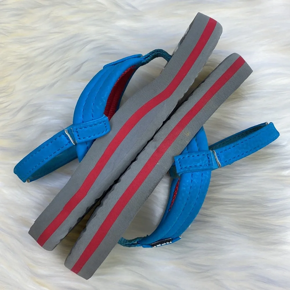 •reef• LITTLE AHI {blue & red} Toddler [flip flop] Thong Sandal
